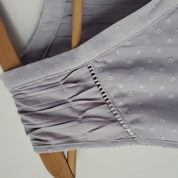 Gently worn Brixon Ivy v-neck blouse in grey, size XL. - Picture 2 of 4